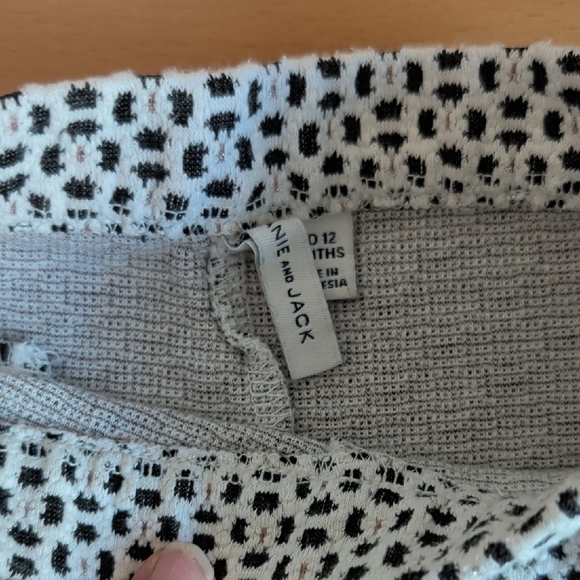 Janie and Jack Other - Janie & Jack Monochrome Textured Pants